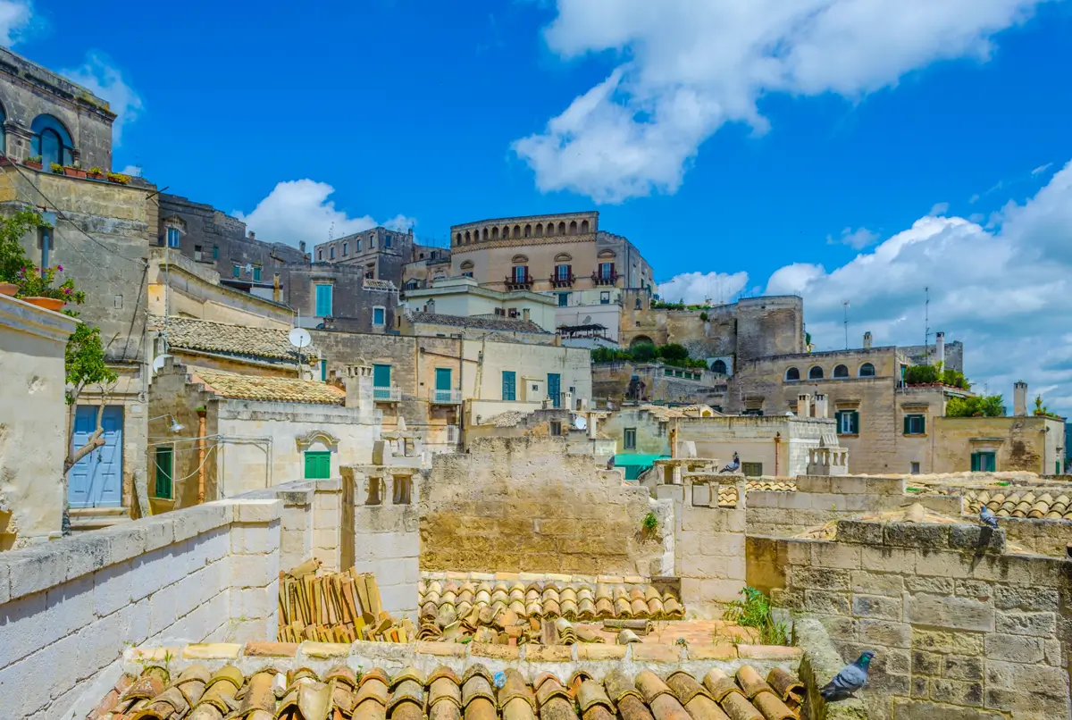 Foto da Set Cinematografico a Matera